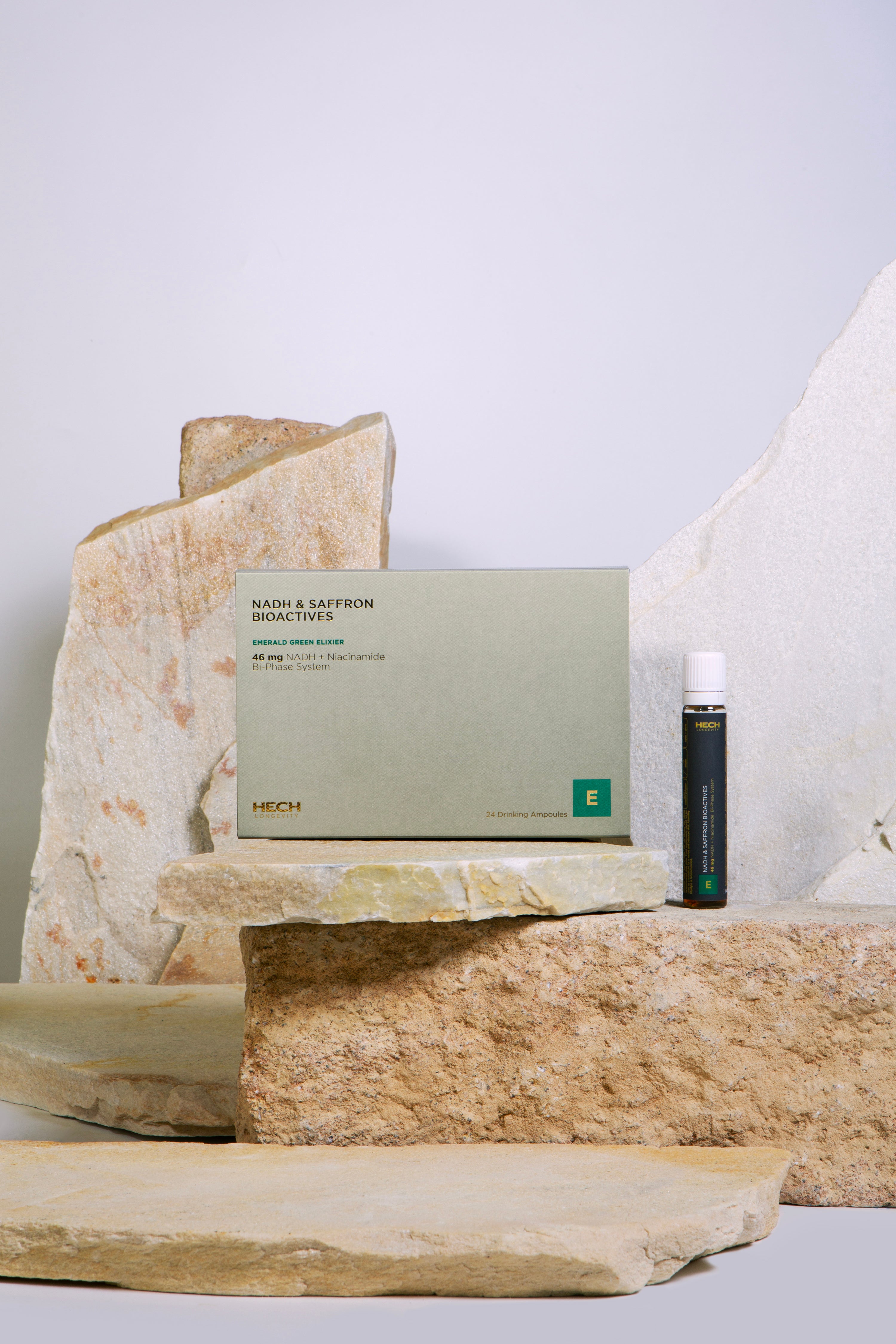 HECH® EMERALD GREEN ELIXIER | NADH & SAFFRON BIOACTIVES